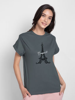 Bewakoof - Bonjour Paris Boyfriend T-Shirts