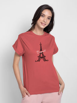 Bewakoof - Bonjour Paris Boyfriend T-Shirts