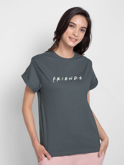 Bewakoof - Friends Logo Boyfriend T-Shirts (FRL)