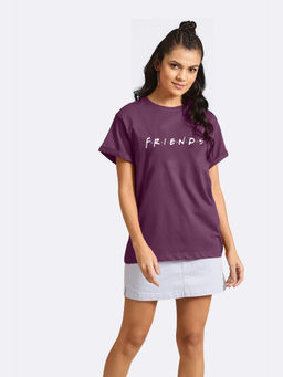 Bewakoof - Friends Logo Boyfriend T-Shirts (FRL)