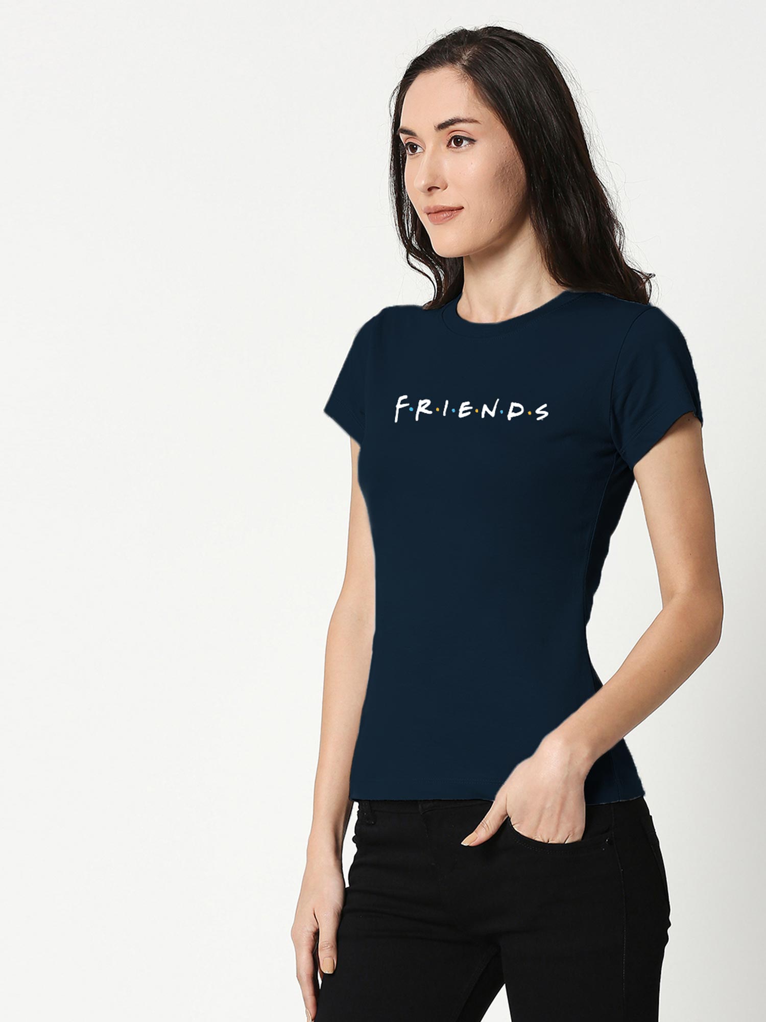 Buy Bewakoof Friends Logo Half Sleeve T 