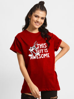 Bewakoof - Bunny Awesome Boyfriend T-Shirts (LTL)