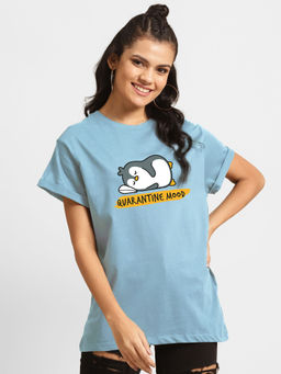 Bewakoof - Quarantine Mood Boyfriend T-Shirts