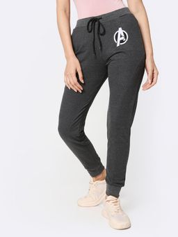 Bewakoof - Women's Anthra Melange Twisted Jogger