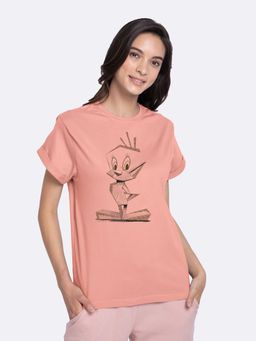 Bewakoof - Tweety origami Boyfriend T-Shirts (LTL)