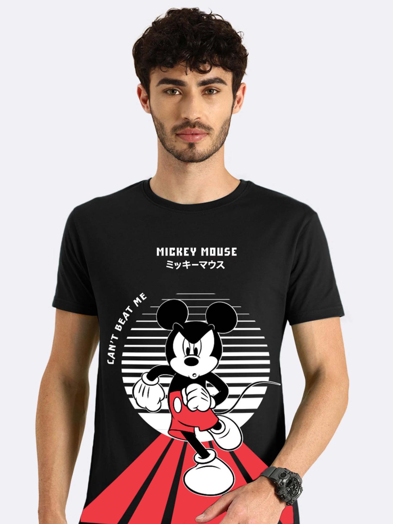 Buy Bewakoof Black Graphic T-shirt 