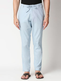 Bewakoof - Men's Sky Blue Pants
