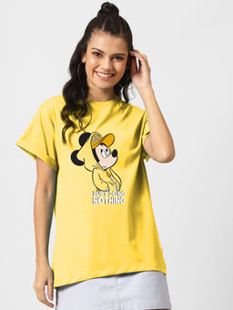 Bewakoof - Busy Doin Nothing Boyfriend T-Shirts (DL)