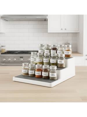 Buy STOR White 3-Tier Spice Rack Organiser Online