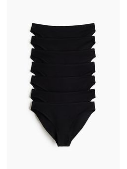 H&M - Women Black 7-Pack Cotton Briefs