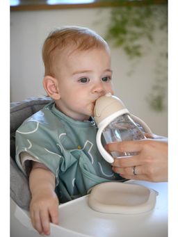 Beaba - Beige Straw Cup 300Ml (6-12 Months)