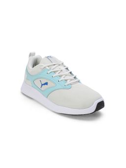 Puma - Pallas Womens Off White & Blue Sneakers