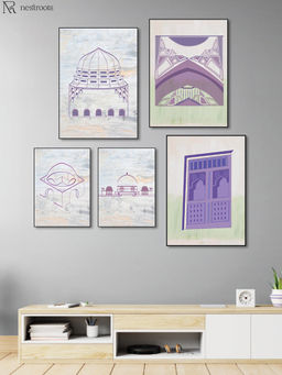 Nestroots - Islamic Heritage Canvas: Eid Edition (Pack of 5)
