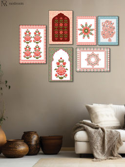 Nestroots - Passage To Paradise Wall Painting (Pack of 6)