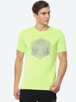 ASICS - Kanji Ss Green Men Track & Field T-shirts
