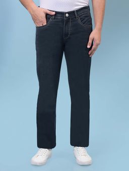 CRIMSOUNE CLUB - Men's Blue Straight Jeans