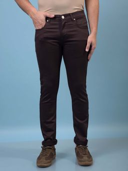 CRIMSOUNE CLUB - Men's Brown Jeans