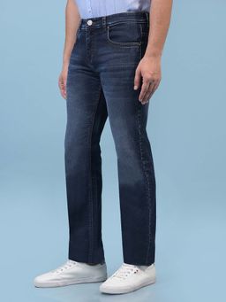 CRIMSOUNE CLUB - Men's Blue Straight Jeans
