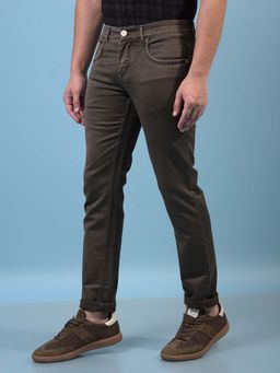 CRIMSOUNE CLUB - Men's Brown Jeans
