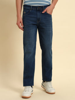 Cantabil - Men Blue Straight Fit Casual Jeans