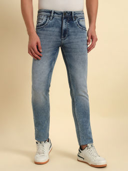 Cantabil - Men Blue Ultra Narrow Fit Casual Jeans