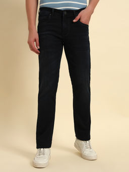 Cantabil - Men Dark Blue Ultra Narrow Fit Casual Jeans