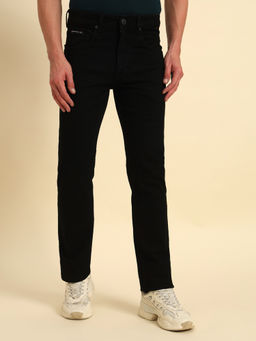 Cantabil - Men Black Straight Fit Casual Jeans