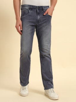 Cantabil - Men Blue Straight Fit Casual Jeans