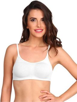Jockey - SS12 Wirefree Non Padded Cotton Elastane Full Coverage Beginners Bra - White (32A)