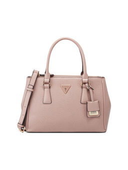 Guess - Mauve Textured Grimball Satchel Bag