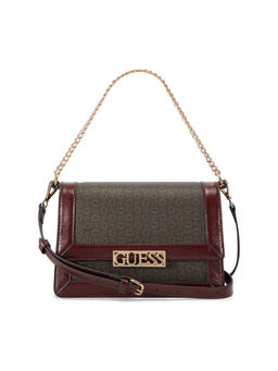 Guess - Natural Brown Printed Coralie Sling Bag