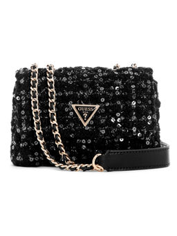 Guess - Black Gold Embellished Giully Mini Sling Bag