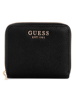 Guess - Black Solid Laurel Zip Around Wallet