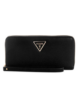 Guess - Black Solid Laurel Zip Around Wallet
