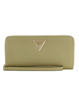 Guess - Sage Green Solid Laurel Zip Around Wallet
