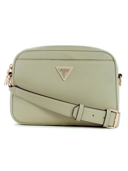 Guess - Sage Green Solid Meridian Sling Bag