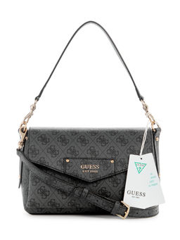 Guess - Coal Grey Printed Eco Brenton Sling Bag