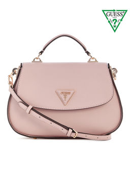 Guess - Rose Pink Textured Eco Jazlynn Top Sling Bag