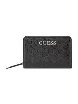 Guess - Black Printed Abbas French Wallet