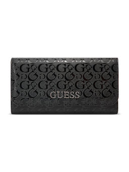 Guess - Black Printed Abbas Slim Long Wallet