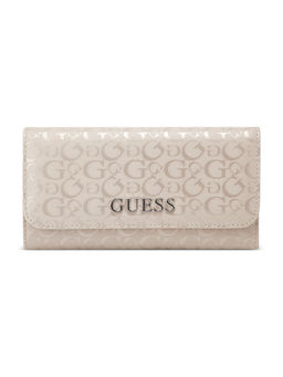 Guess - Rose Grey Dust Printed Abbas Slim Long Wallet