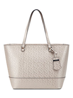 Guess - Rose Dust Beige Printed Haddington Carryall Tote Bag
