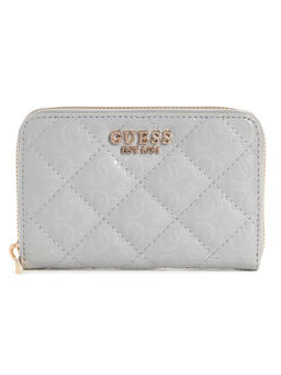 Guess - Grey Textured Laurel Zip Around Wallet
