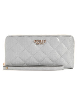 Guess - Grey Textured Laurel Zip Around Wallet