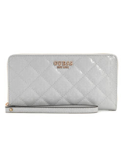 Guess - Grey Textured Laurel Cheque Organizer Wallet