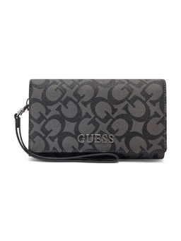 Guess - Coal Grey Printed Abbas Phone Organizer Wallet