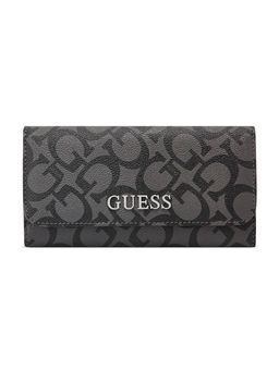 Guess - Coal Grey Printed Abbas Slim Wallet
