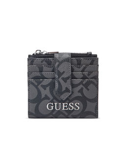 Guess - Coal Grey Printed Abbas Card Case