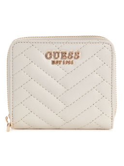 Guess - Stone Beige Quilted Anning Zip Around Wallet