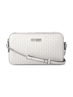 Guess - Stone White Printed Tidewood Mini Sling Bag